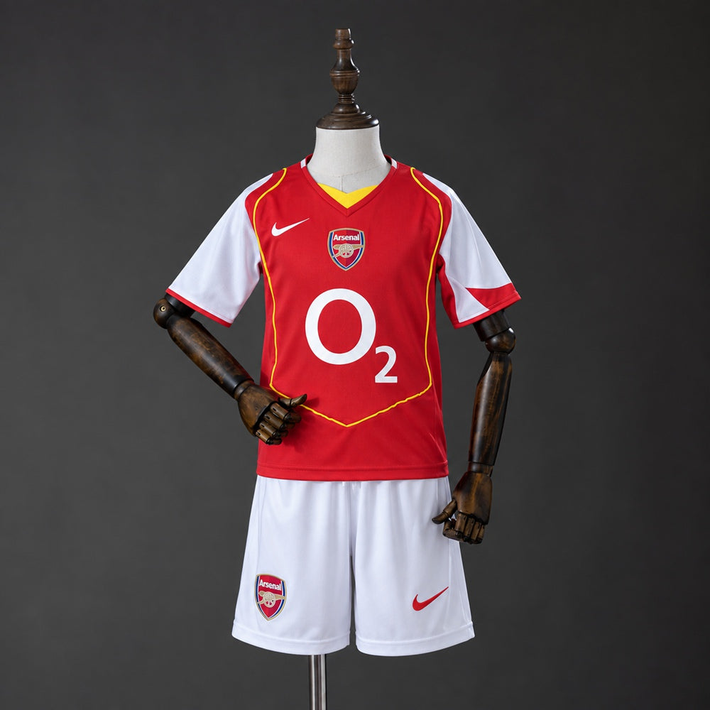 02/04 Arsenal Home Retro Kids Kit