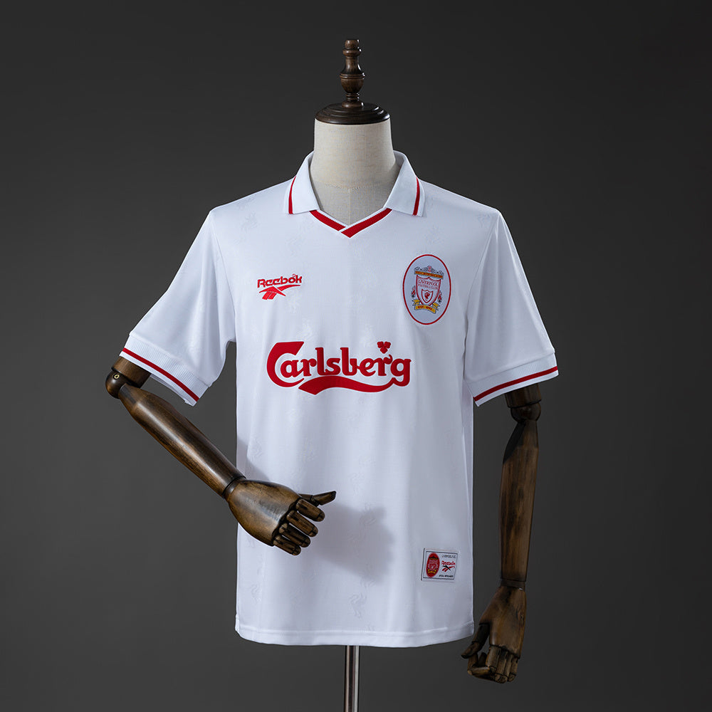 96/97 Liverpool Retro White Jersey